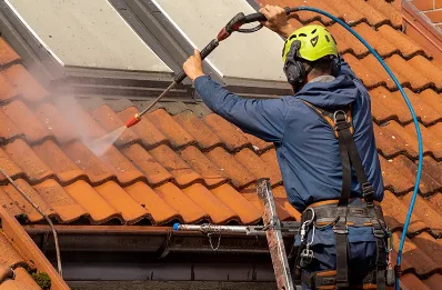 Démoussage et hydrofuge de toiture à Anhiers